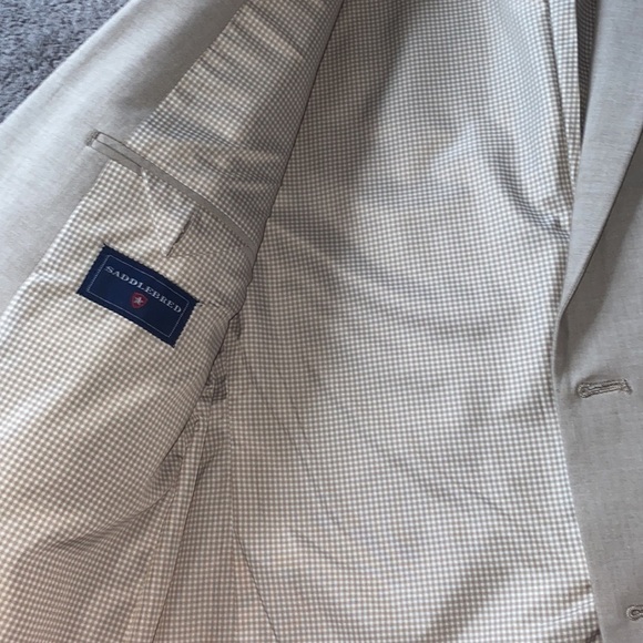 NEW Men’s Saddlebred tan sport coat - Picture 4 of 6